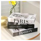 3Pcs Foldable Fashion Fake Books Living Room...