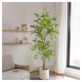 75-140cm Artificial Plants Nandina Tree Green...