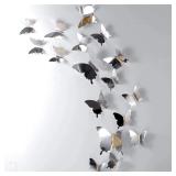 3D Butterfly Art Mirror Wall Stickers Acrylic...