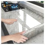 10M Marble Kitchen Oil-Proof Film Waterproof...