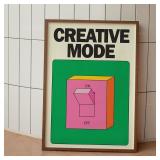 Creative Mode Wall Print Colorful Poster Retro...