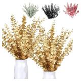 10pc Artificial Eucalyptus Leaves Eucalyptus...