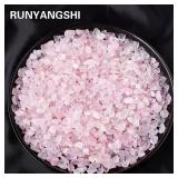 100g/bag Natural Stones Rose Quartz Material...