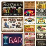 Vintage Home Decor Whiskey Metal Sign Plaque...