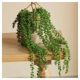 Artificial Plants Fleshy Vine Succulent Ivy...