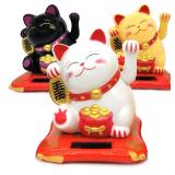 1Pc Mini 2.9inch Fortune Cat Figurine, Waving...