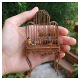Fairy Garden Miniature Birdcage Accessories...