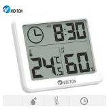 Digital Clock Desk Clock with Temperature...