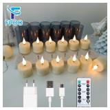 Rechargeable Candle Lamp With Remote Control...