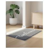 Homaxy Welcome Entrance Lettered PVC  Door Mat...