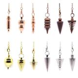 100% Copper Brass Metal Cone Pendant Pendulum...