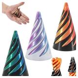 3D Printed Spiral Cone Toy Impossible Pyramid...