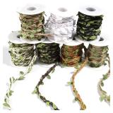 5Yards/Roll Artificial Vine Leaves Weaving Hemp...