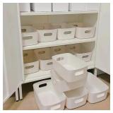 10pcs Large Capacity Storage Box with Cover...