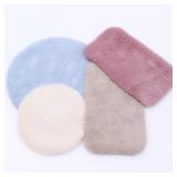 1Pc Dollhouse Mini Plush Carpet Bedside Blanket...