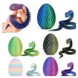3D Printed Snake with Egg Joint Mobility...