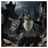 Medieval Skeleton Knight Skeleton Horse...