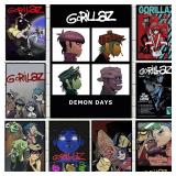 Virtual Anime Rock Band Gorillaz Poster Modern...