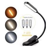 Rechargeable Book Light Mini 7 LED Reading...