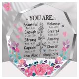 1pc Beautiful Acrylic Plaque - Inspirational...