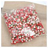 50 Pc Mini Red Mushroom Garden Dotted Small...