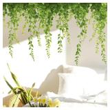 2PCS New simulation green vine plant vine strip...