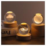Aesthetic Moon Crystal Sphere Creative Clear...