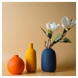 Nordic Ceramic Vase  Solid Color Simple Art...