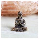 Pure Brass Old Sakyamuni Buddha Statue Home...