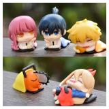 Cute Chainsaw Man Figure Sleeping Denji Makima...