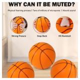 Indoor Silent Basketball Kids Foam Basketball...
