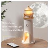 Moon Lamp Projection Lighthouse Lamps Night...