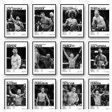 Black and White Boxing Legends ILIA TOPURIA...