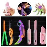 New 3D Printing Plastic Butterfly Claw Knife...