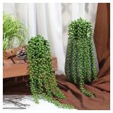 Lifelike Artificial Lush Hanging Succulents...