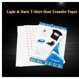 10 Sheets Inkjet Heat Transfer Paper A4 Cotton...