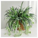 Artificial Green Plant Orchid Wall Hanging...