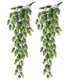 2 PCS Artificial Hops Flower Vine Garland Plant...