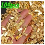 100pcs Premium Realistic  Golden Brick Bar,...