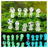 10Pcs Luminous Elves Mini Figures Fish Tank...