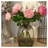 45cm Artificial Flower Austin Rose Moisturizing...