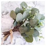 Artificial Plants Eucalyptu Leaves Stem...