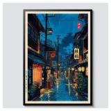 Japanese Anime Tokyo Teahouse Canvas Print...