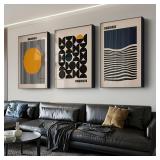 Minimalist Bauhaus Canvas Print Retro...