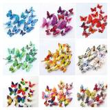 12pcs Universal 3D Butterfly Stickers Butterfly...