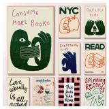 Interesting Sign More Books Abstract Canvas...