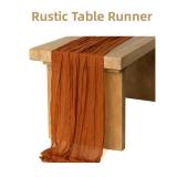 Gauze Table Runner Dinning  Decoration 90*300CM...