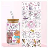 Aristocats?Marie 16oz UV DTF Cup Wrap Cartoon...