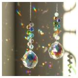 1/2pc Strawberry Bead Crystal Ball Sun Catcher...