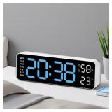 10 Inch Smart Mute LED Electronic Night Alarm...